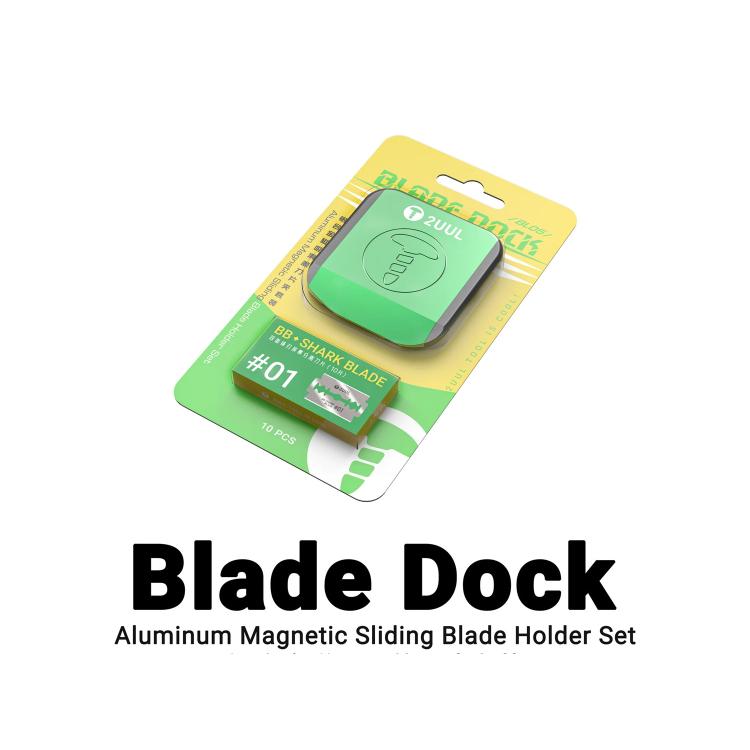 2UUL BL05 Blade Dock Aluminum Magnetic Sliding Blade Holder Set