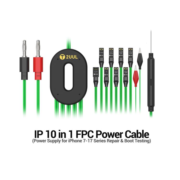 2UUL PW10 10 in 1 FPC Power Cable For iPhone 7 to 17 Pro Max Series