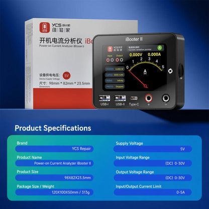 YCS iBooter II Smart Power-On Current Analyzer, YCS iBooter II