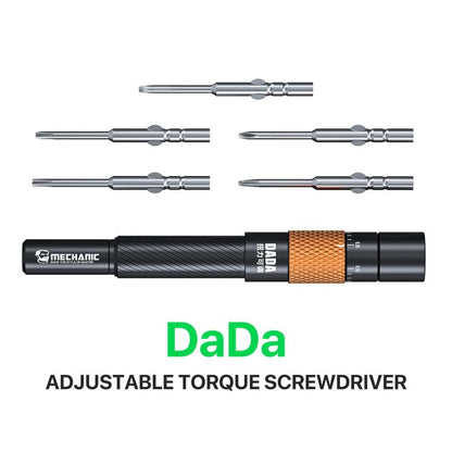 MECHANIC DADA 5 in 1 Auto-Lock Adjustable Torque Screwdriver Set, MECHANIC DADA