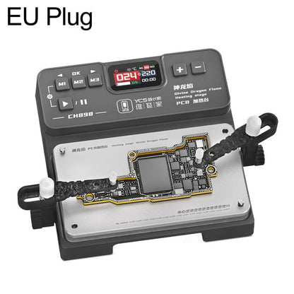 YCS Divine Dragon Flame CH898 Motherboard Layer Separation Heating Stage, EU Plug, US Plug