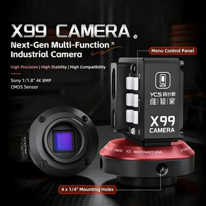 YCS X99 8MP 4K Ultra HD Camera for Trinocular Stereo Microscopes, YCS X99