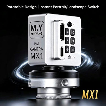 Mr.Yang MX1 HDMI / Type-C Dual Output 8MP Sony CMOS Sensor 4K Industrial Microscope Camera, Mr.Yang MX1