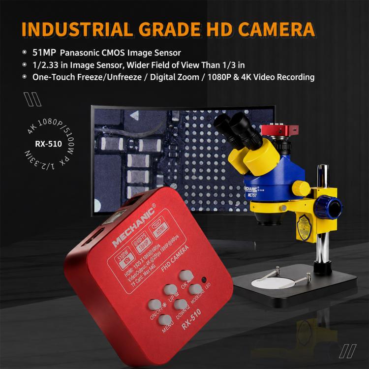 MECHANIC RX-510 HD Industrial Microscope Camera, MECHANIC RX-510