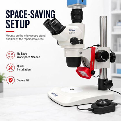 FX18 Side-Mounted High-Brightness Adjustable-Focus LED Microscope Light Source, FX18