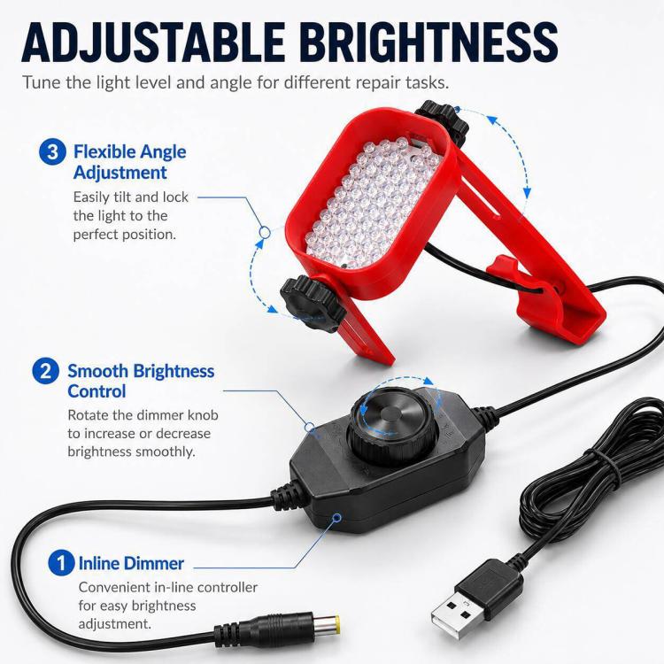 FX18 Side-Mounted High-Brightness Adjustable-Focus LED Microscope Light Source, FX18