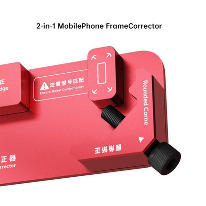 YCS 2 in 1 Straight Edge / Rounded Corner Mobile Phone Frame Corrector, YCS 2 in 1