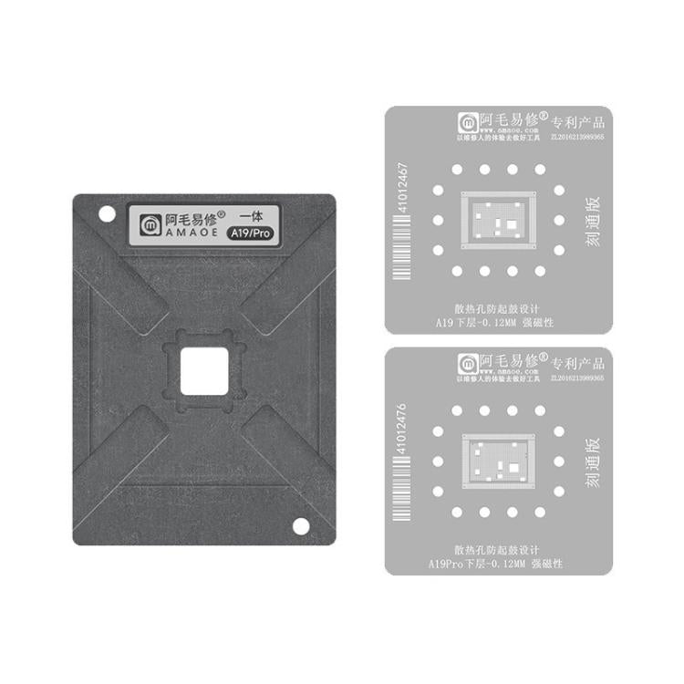 AMAOE Tin Plating Tool, X-17 CPU Set Half-Cut, X-17 CPU Set Engraving, A19 Lower Half-Engraving Edition, A19 Lower Layer Engraved Plate, A19 Pro Lower Half-Engraving, A19 Pro Lower Layer Engraving, A19/Pro Positioning Plate                             ...
