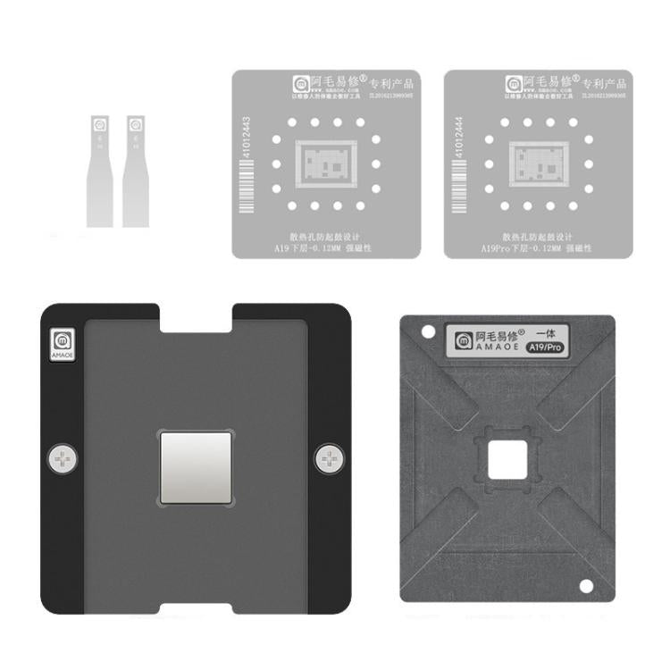 AMAOE Tin Plating Tool, X-17 CPU Set Half-Cut, X-17 CPU Set Engraving, A19 Lower Half-Engraving Edition, A19 Lower Layer Engraved Plate, A19 Pro Lower Half-Engraving, A19 Pro Lower Layer Engraving, A19/Pro Positioning Plate                             ...