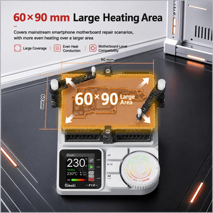 QIANLI F1X Smart Motherboard Layered Laying Curve Heating Platform, EU Plug, US Plug