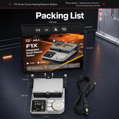QIANLI F1X Smart Motherboard Layered Laying Curve Heating Platform, EU Plug, US Plug