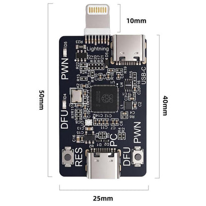 OSS Raspberry RP2354A Development DFU Flashing Engineering Board
