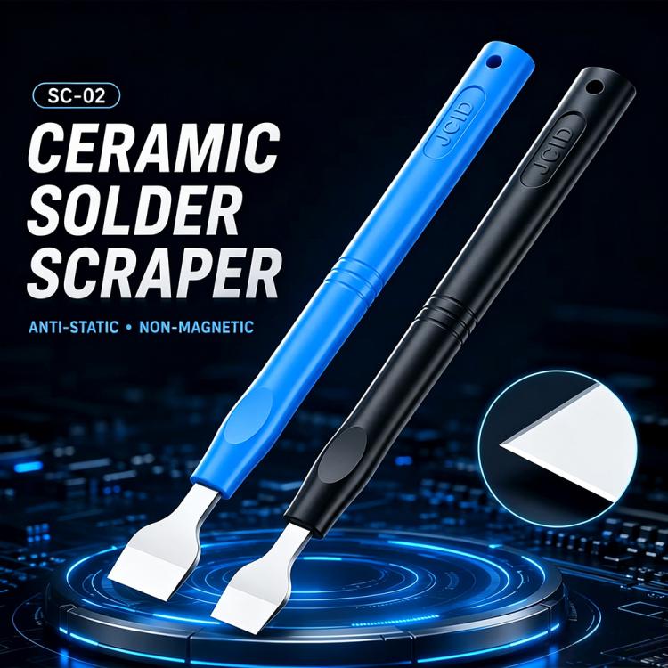 2 PCS/Pack JCID SC-02 Non-magnetic Solder Paste Scraper