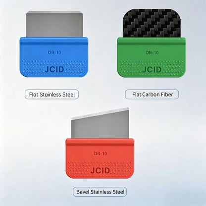 JCID DB-10 Ultra Thin Stainless Steel / Carbon Fiber 5 in 1 Disassembly Blades For Screen Disassembly