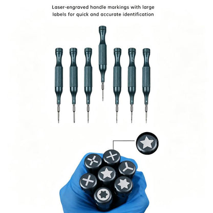 JCID S1-E 7 in 1 Magnetic S2 Alloy 2D Screwdriver Set For iPhone 17 Series
