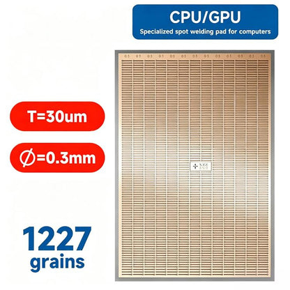 XZZ CPU / GPU Computer-Specific Spot Welding Pads, 0.2 to 0.4mm, 0.25 to 0.45mm, Spot Welding Pads