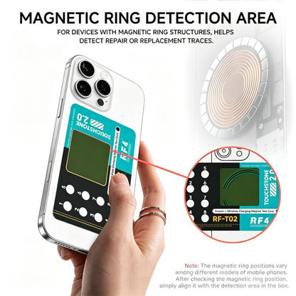 RF4 RF-T02 Original Screen Recognition Magnetic Ring Detection 2 in 1 Dual Detection Card