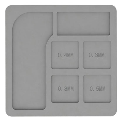 RF4 RF-PO20 Universal Multi-Size High-Temperature Resistant Heat Insulating Tin Plated Silicone Pad