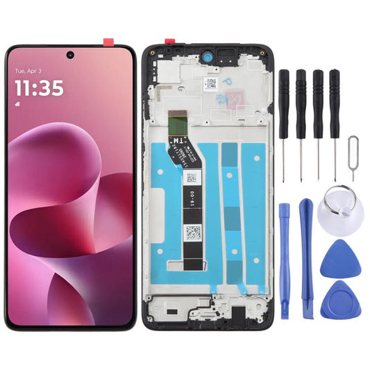 Original LCD Screen Digitizer Full Assembly With Frame, For Motorola Moto G37, For Motorola Moto G67 / G77, For Motorola Moto G57, For Motorola Moto G57 Power, For Motorola Moto G67 Power