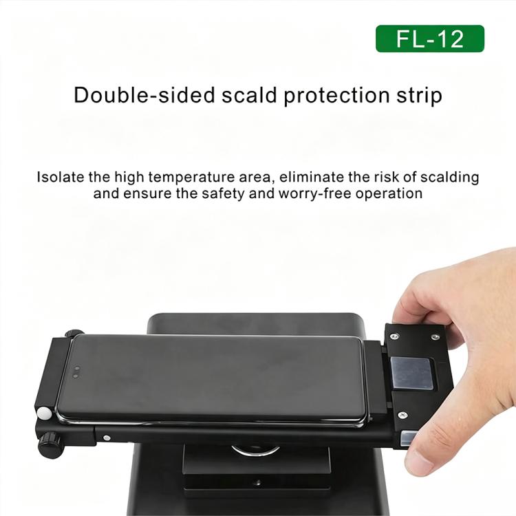 MIJING FL-12 Multi-Functional 360 Rotating Built-in Vacuum Pump Display Screen Heating Separator, EU Plug, US Plug