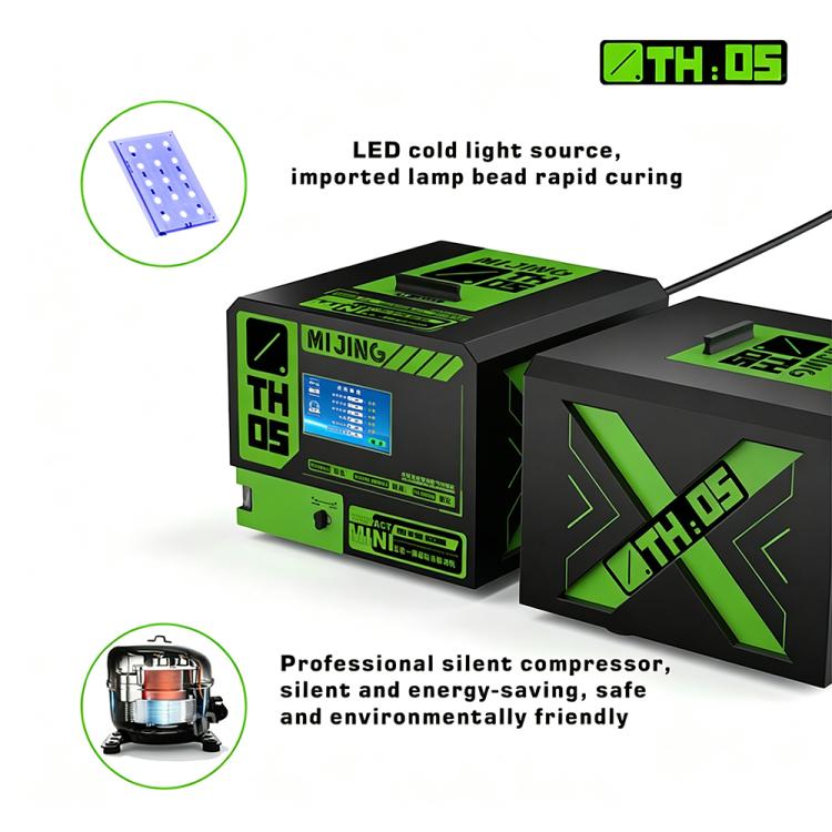 MIJING TH05 8 inch 5 in 1 Laminating / Defoaming / UV Curing All-in-One Machine, EU Plug, US Plug