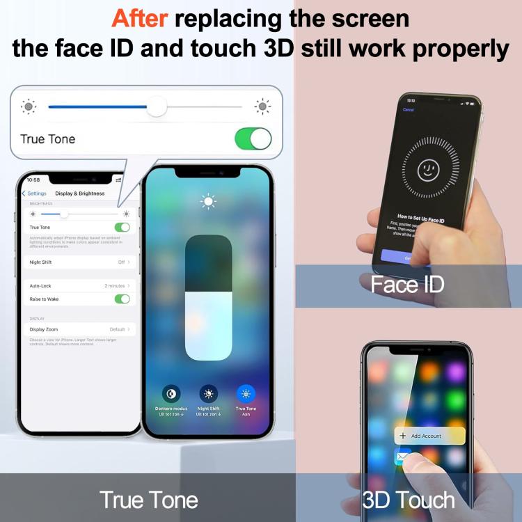 RJ Incell LCD Screen, For iPhone 17e, For iPhone 16e