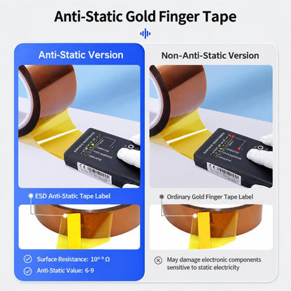 High Temperature Resistant Tape Heat Dedicated Polyimide Tape for BGA PCB SMT Soldering, Length: 33m, 55mm, 60mm, 70mm, 80mm, 90mm, 100mm, 150mm, 970mm