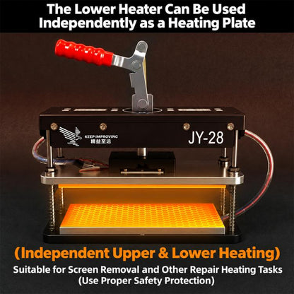 JY-28 Upper and Lower Heating Professional Phone Repair Pressure Holding Station, EU Plug, US Plug