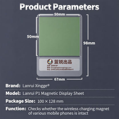 LANRUI P1 Reusable Magnetic Field Display Sheet