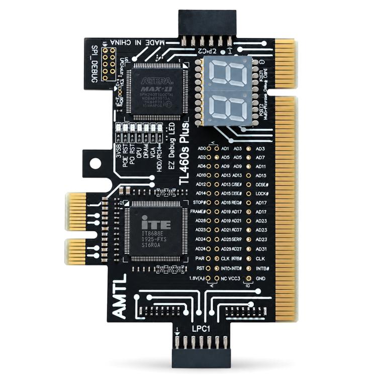 TL460s Plus PCIe LPC Debug Test Diagnostic Card