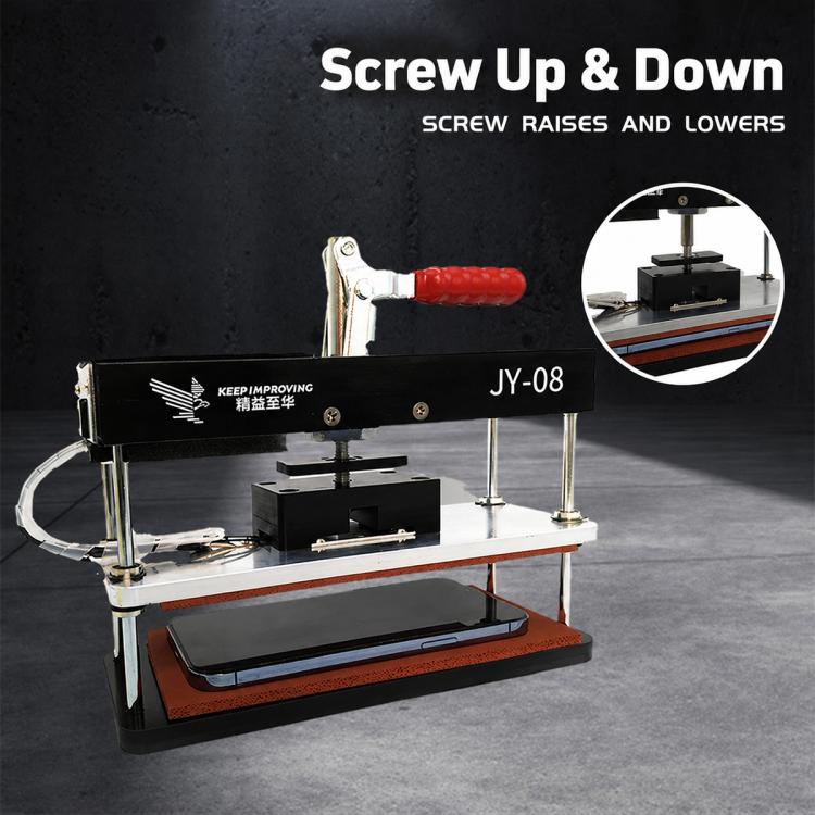 JY-08 Four-Axis Leveling Professional Phone Repair Heating Pressure Holding Station, EU Plug, US Plug