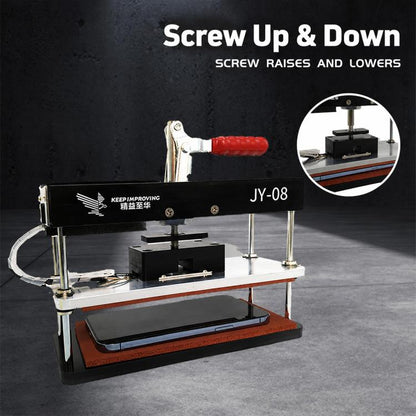 JY-08 Four-Axis Leveling Professional Phone Repair Heating Pressure Holding Station, EU Plug, US Plug