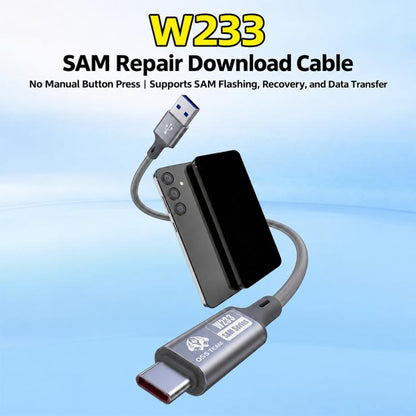 OSS TEAM W233 Firmware Flashing / Data Recovery / Data Transfer Engineering Cable for Samsung Phone / Tablet
