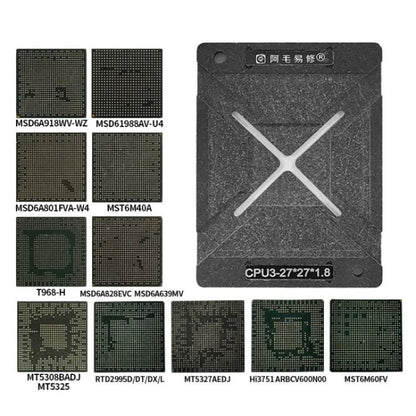 AMAOE TV Main Control CPU3 BGA IC Reballing Stencil Set