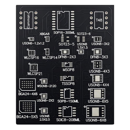 HuiMinTONG T25 25 in 1 WL-CSP SMD to DIP8 Adapter