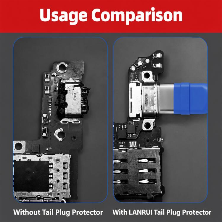 LANRUI A98 Type-C Rear Plug Cover for Protect Tail Plug During Removal
