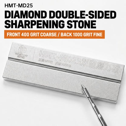 HuiMinTONG HMT-MD25 Double-sided Used Tweezers Correction Whetstone Stone