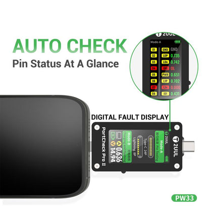 2UUL PW33 PortCheck Pro II Charge Port 2 in 1 Function Tester