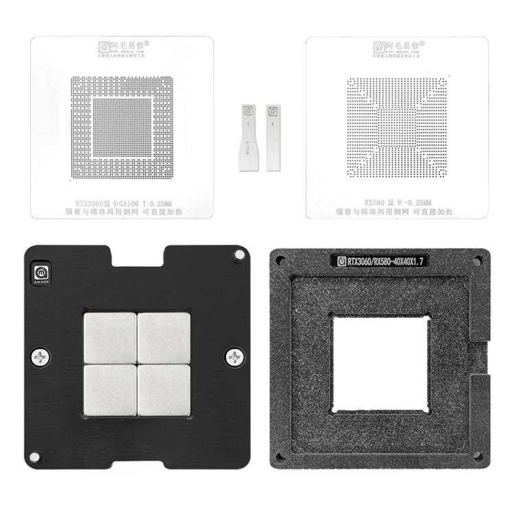 AMAOE RTX3060 RX580 GPU Chip Reballing Station