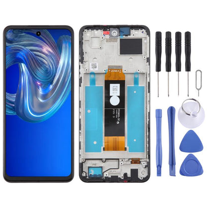 Original LCD Screen Digitizer Full Assembly with Frame, For HMD Vibe 4G