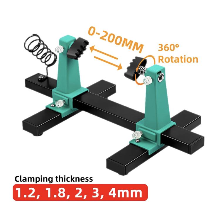 JCD Adjustable Rotating Soldering Fixture Station Circuit Board PCB Phone Motherboard Repair Holder, CBH01-G Clamp Force 0.61kg, CBH02-G Clamp Force 0.67kg, CBH03-BL Clamp Force 0.81kg
