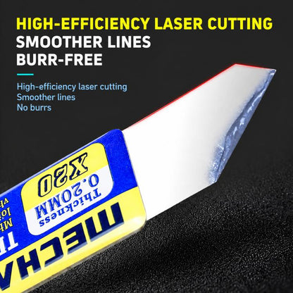 MECHANIC 0.2mm High Toughness Solder Paste Tin Scraper Knife, X22, X20