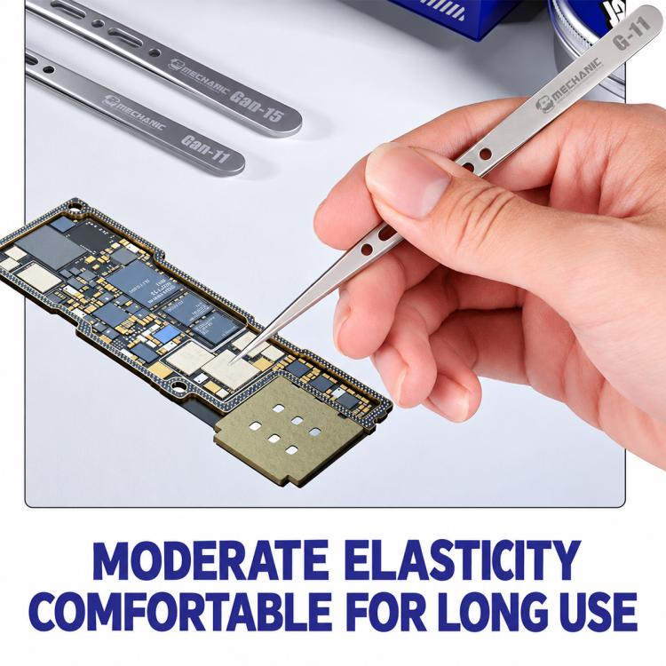 MECHANIC High-Precision Anti-Static Non-Magnetic Tweezers, G-11, G-15