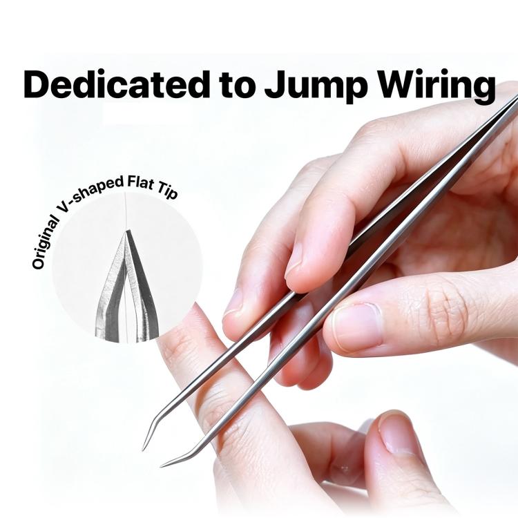 MECHANIC KF-16 Non-magnetic Anti-sticking V-shaped Special Tweezers