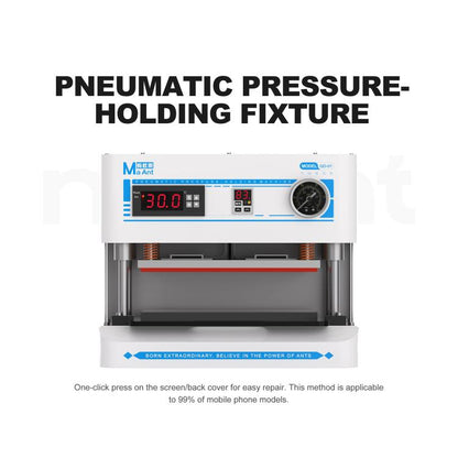 MaAnt QD-01 Inertial Pneumatic Pressure-Holding Fixture for Under 8-inch Screen / Back Cover, EU Plug, US Plug