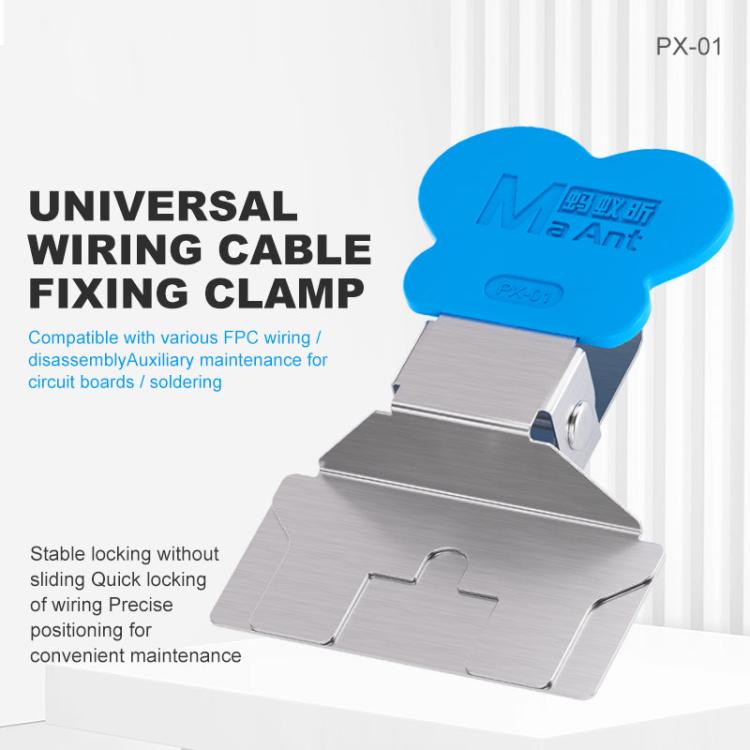 MaAnt PX-01 Universal Wiring Cable Fixing Clamp for Auxiliary Soldering Various FPC & PCB Boards