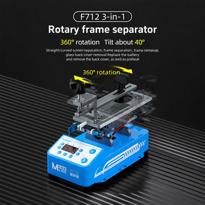 MaAnt 7-inch 360 Rotation Heating Separator for Middle Frame / Screen Disassembly, F711, F712