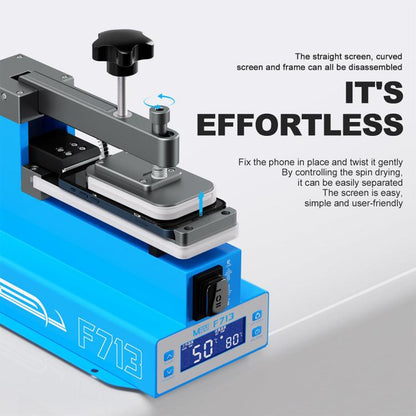 MaAnt F713 Screen / Back Cover / Frame Heating Disassembly Integrated Machine Built-in Vacuum Pump, EU Plug, US Plug