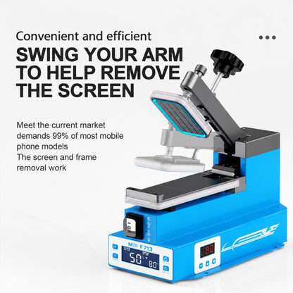 MaAnt F713 Screen / Back Cover / Frame Heating Disassembly Integrated Machine Built-in Vacuum Pump, EU Plug, US Plug