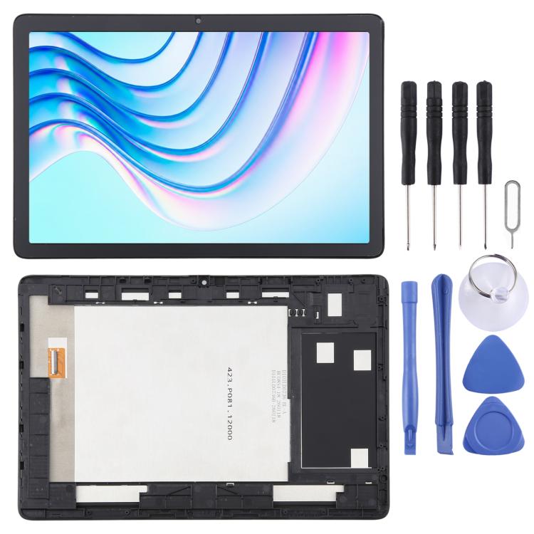 Original LCD Screen Digitizer Full Assembly with Frame, For Cubot Tab 65